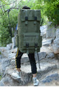 110L Men Hiking Bag Camping Backpack