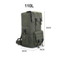 110L Men Hiking Bag Camping Backpack