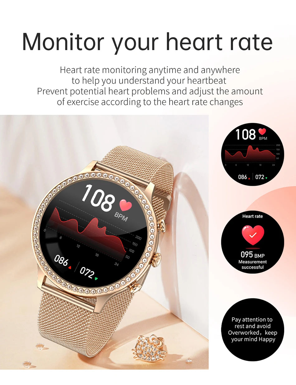 Luxury Waterproof Smartwatch for Women