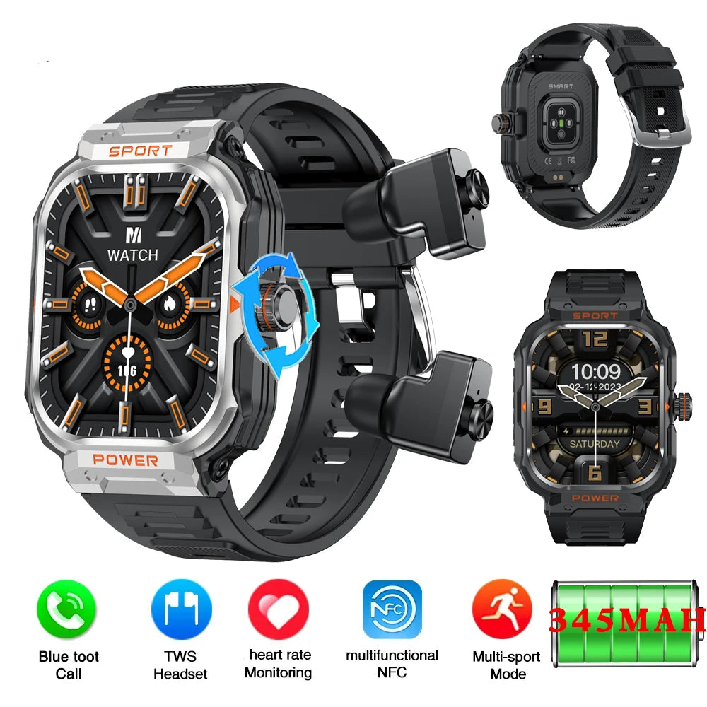 2-in-1 TWS Headphone Smartwatch