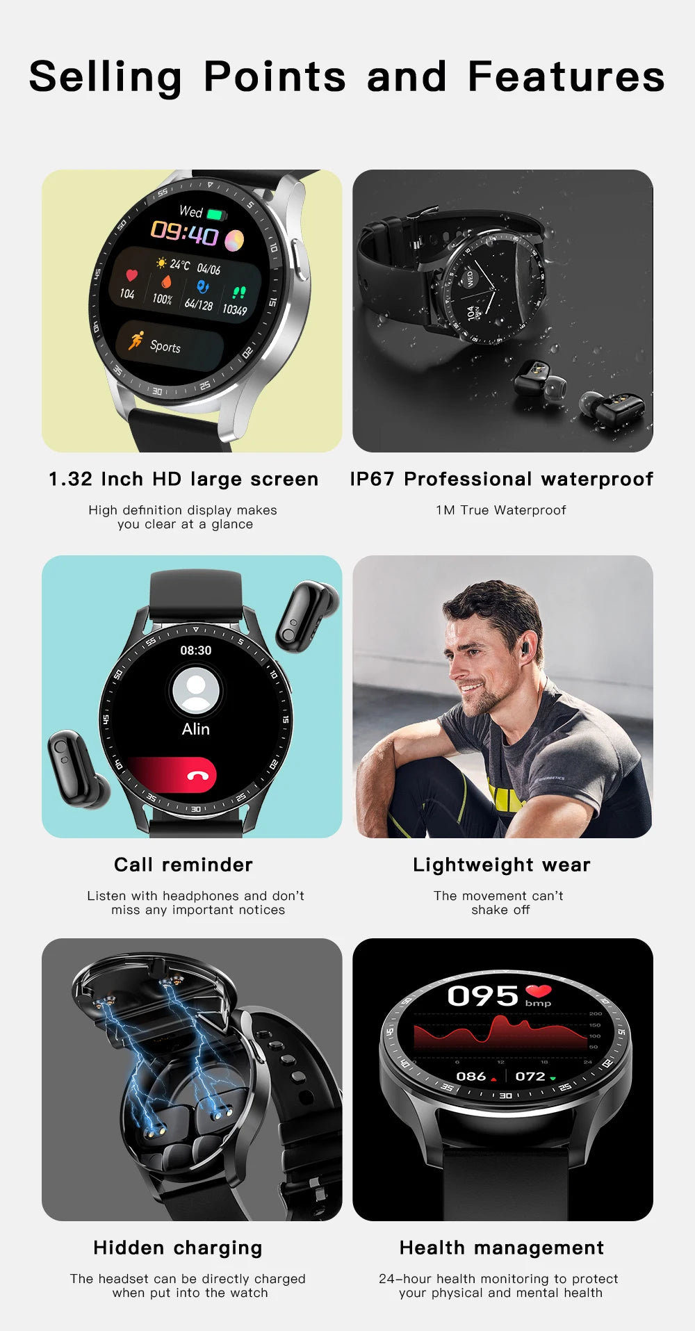 X10 Smartwatch & TWS Earbuds Combo