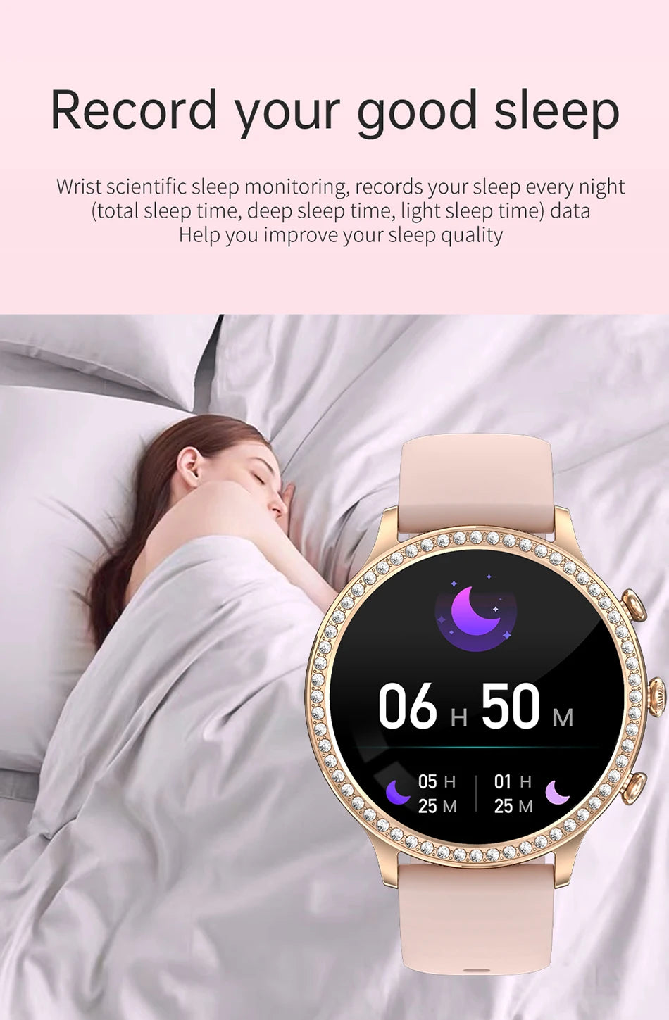 Luxury Waterproof Smartwatch for Women