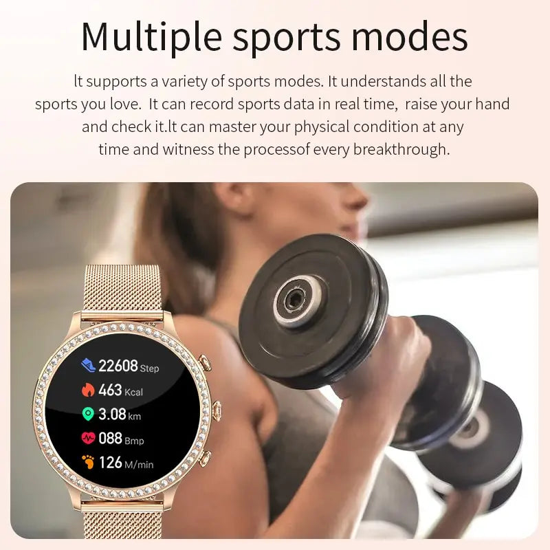 Luxury Waterproof Smartwatch for Women