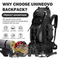 90L Waterproof Hiking Camping Backpack