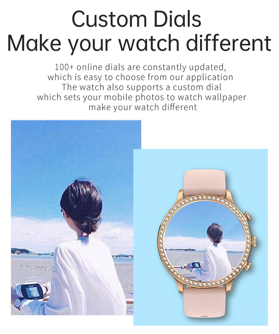 Luxury Waterproof Smartwatch for Women