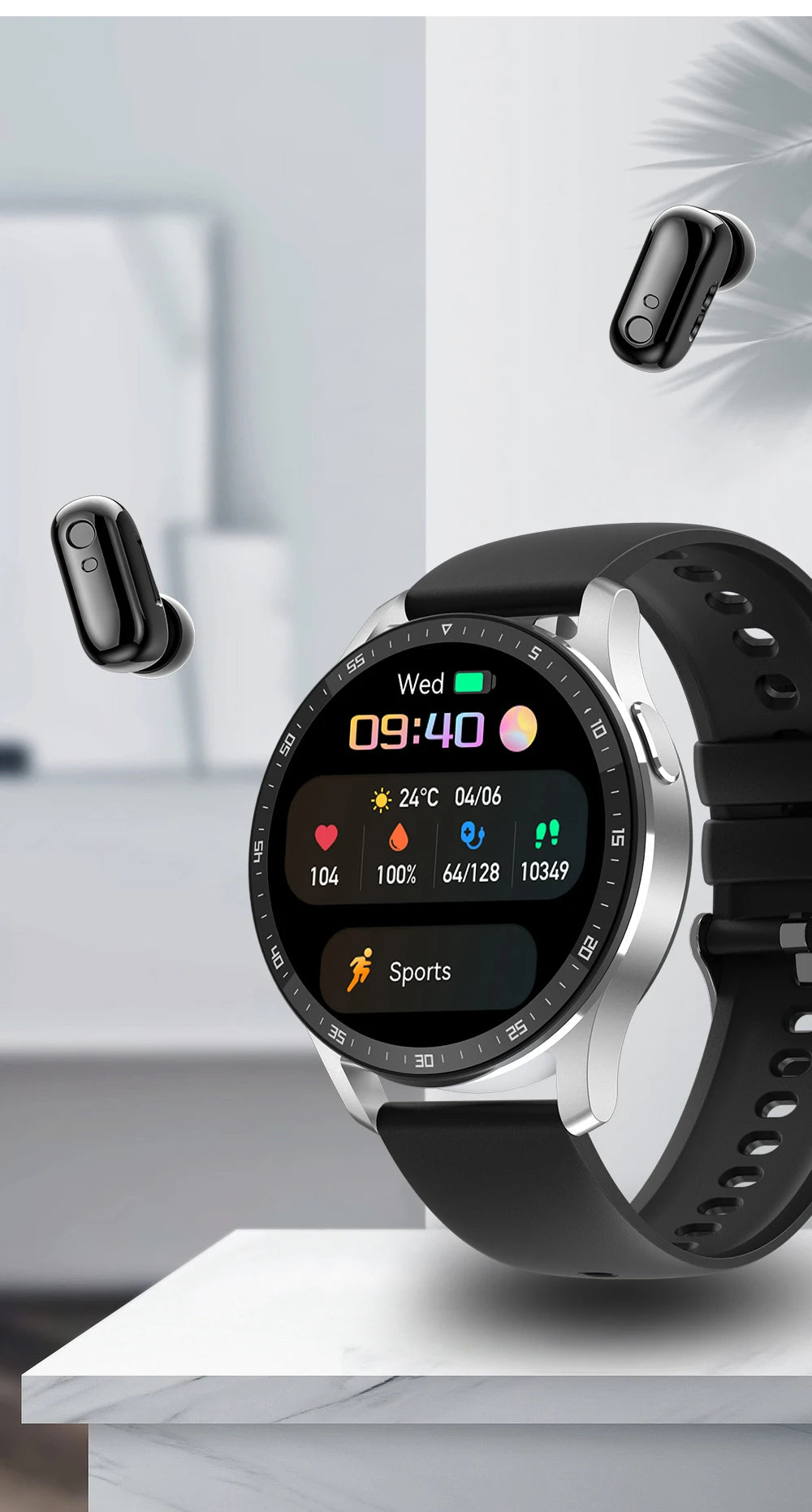 X10 Smartwatch & TWS Earbuds Combo